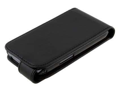 Synthetic Leather Flip Case for Samsung Galaxy Trend S7560 / S Duos S7562 - Black