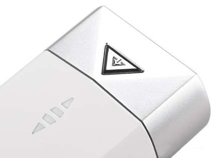 Momax iPower S2 1A USB-A External Battery Recharger with LED Flashlight - Pearl White