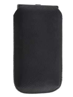 Synthetic Leather Slide-in Case with Pull-out Strap for Sony Xperia ion LTE lt28i - Classic Black Synthetic Leather Slide-in Case with Pull-out Strap for Sony Xperia ion LTE lt28i - Classic Black