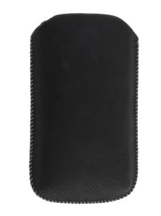 Synthetic Leather Slide-in Case with Pull-out Strap for Sony Xperia go ST27i - Classic Black Synthetic Leather Slide-in Case with Pull-out Strap for Sony Xperia go ST27i - Classic Black