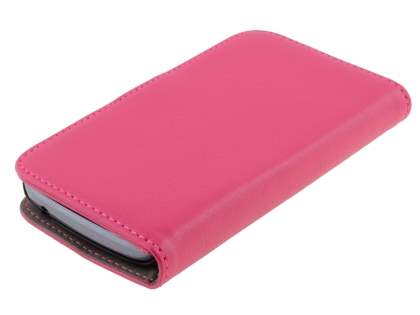 Synthetic Leather Wallet Case with Stand for Samsung Galaxy Trend S7560/S Duos S7562 - Pink