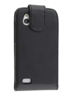Synthetic Leather Flip Case for HTC Desire X - Black Synthetic Leather Flip Case for HTC Desire X - Black