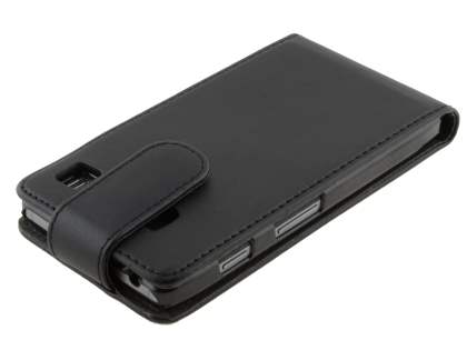 Synthetic Leather Flip Case for Motorola RAZR HD 4G XT925 - Black