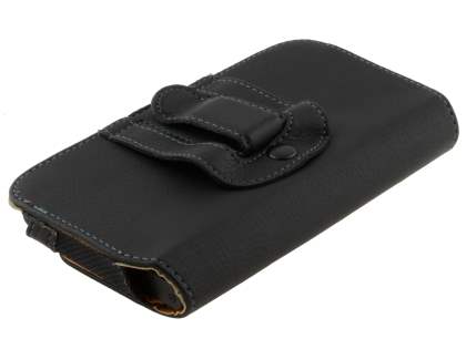 Nokia Lumia 920 Synthetic Leather Belt Pouch - Classic Black