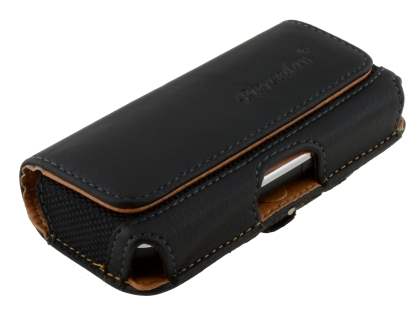 Nokia C5 Synthetic Leather Belt Pouch - Classic Black