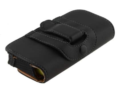 Nokia C5-03 Synthetic Leather Belt Pouch - Classic Black