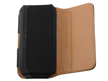 Synthetic Leather Belt Pouch - Mobile Only - Classic Black