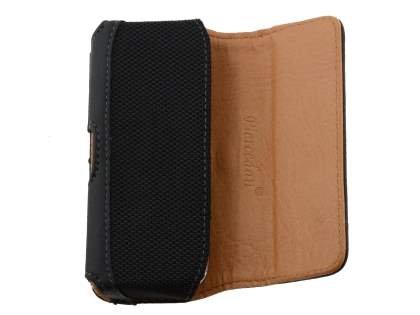 Nokia C5 Synthetic Leather Belt Pouch - Classic Black