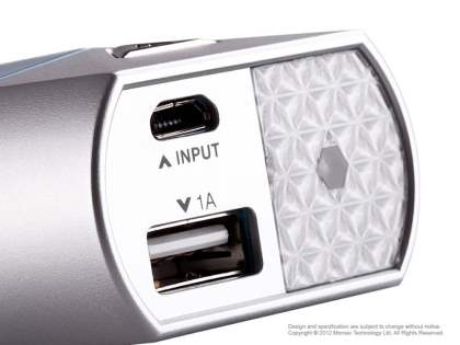 Momax iPower S2 1A USB-A External Battery Recharger with LED Flashlight - Blue