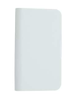 iPhone 4/4S Slim Genuine Leather Portfolio Case - White