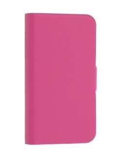 iPhone 4/4S Slim Genuine Leather Portfolio Case - Pink