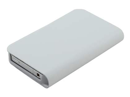iPhone 4/4S Slim Genuine Leather Portfolio Case - White