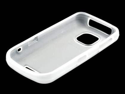 Nokia Asha 311 TPU Gel Case - Frosted Clear