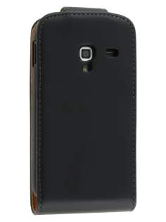 Samsung Galaxy Ace Plus S7500 Synthetic Leather Flip Case - Black Samsung Galaxy Ace Plus S7500 Synthetic Leather Flip Case - Black