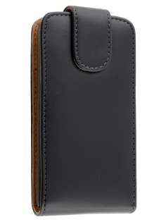 HTC Windows Phone 8S Synthetic Leather Flip Case - Black