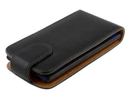 HTC Windows Phone 8S Synthetic Leather Flip Case - Black