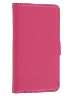 Synthetic Leather Wallet Case with Stand for LG Optimus L9 P760 - Pink