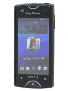 Dual-Design Case for Sony Ericsson Xperia Ray - Black/Frosted Grey