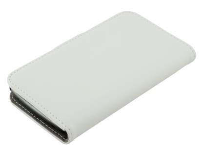 Synthetic Leather Wallet Case with Stand for LG Nexus 4 E960 - Pearl White