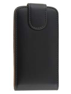 Sony Xperia Sola MT27i Synthetic Leather Flip Case - Black