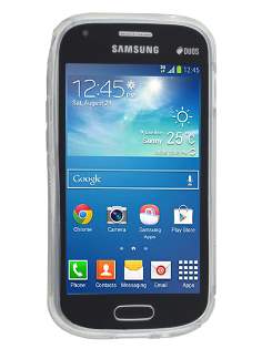 Wave Case for Samsung Galaxy Trend Plus S7583T/S Duos S7562 - Frosted Clear/Clear