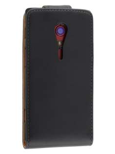 Sony Xperia ion LTE LT28i Synthetic Leather Flip Case - Black Sony Xperia ion LTE LT28i Synthetic Leather Flip Case - Black