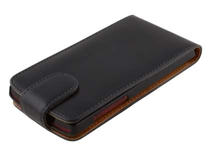Sony Xperia ion LTE LT28i Synthetic Leather Flip Case - Black
