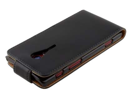 Sony Xperia ion LTE LT28i Synthetic Leather Flip Case - Black