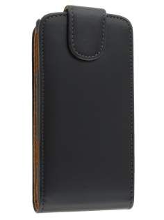 Synthetic Leather Flip Case for Sony Xperia acro S LT26w - Black