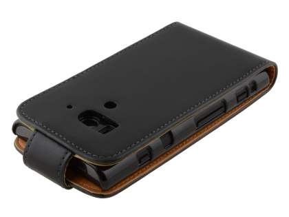 Synthetic Leather Flip Case for Sony Xperia acro S LT26w - Black
