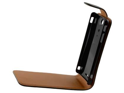 Synthetic Leather Flip Case for Sony Xperia TX LT29i - Black