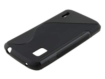 Wave Case for LG Nexus 4 E960 - Frosted Black/Black