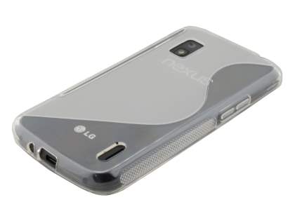 Wave Case for LG Nexus 4 E960 - Frosted Clear/Clear