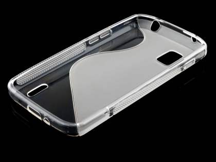 Wave Case for LG Nexus 4 E960 - Frosted Clear/Clear