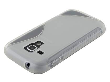 Wave Case for Samsung Galaxy Trend Plus S7583T/S Duos S7562 - Frosted Clear/Clear