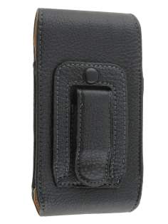 Textured Synthetic Leather Vertical Belt Pouch for Motorola DEFY XT535