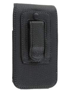 Textured Synthetic Leather Vertical Belt Pouch for Motorola DEFY XT535
