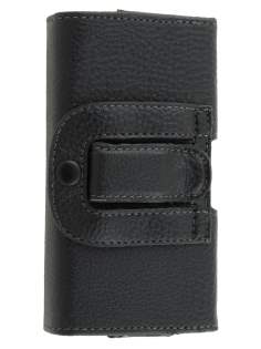 Textured Synthetic Leather Belt Pouch (Bumper Case Compatible) for Motorola DEFY XT535