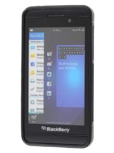 Wave Case for BlackBerry Z10 - Frosted Black/Black