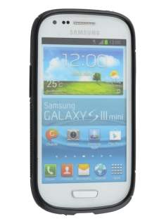 Wave Case for Samsung I8190 Galaxy S3 mini - Frosted Black/Black