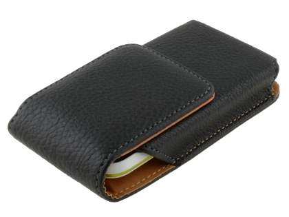 Textured Synthetic Leather Vertical Belt Pouch for Motorola DEFY XT535