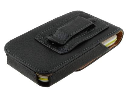 Textured Synthetic Leather Vertical Belt Pouch for Motorola DEFY XT535