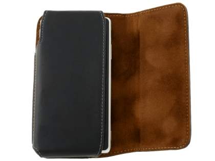 Extra-tough Genuine Leather ShineColours belt pouch for Sony Xperia TX LT29i