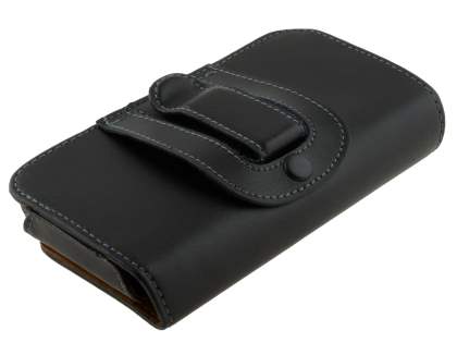 Extra-tough Genuine Leather ShineColours belt pouch for Sony Xperia ion LTE lt28i