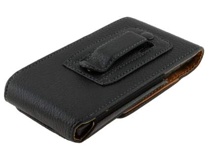 Textured Synthetic Leather Vertical Belt Pouch for Sony Xperia ion LTE lt28i