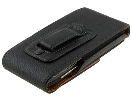 Textured Synthetic Leather Vertical Belt Pouch for Motorola