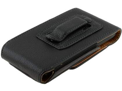Textured Synthetic Leather Vertical Belt Pouch for Motorola