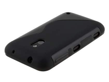 Wave Case for Nokia Lumia 620 - Frosted Black/Black