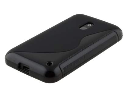 Wave Case for Nokia Lumia 620 - Frosted Black/Black