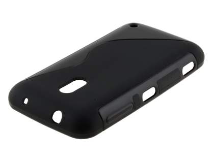 Wave Case for Nokia Lumia 620 - Frosted Black/Black